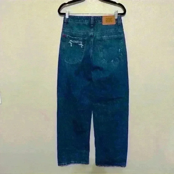 Urban Outfitters BDG tappered baggy jeans distressed  style OB1683753 Size 27 - Picture 11 of 11